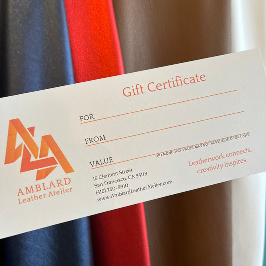 Gift Certificate: 2-hour Evening Class
