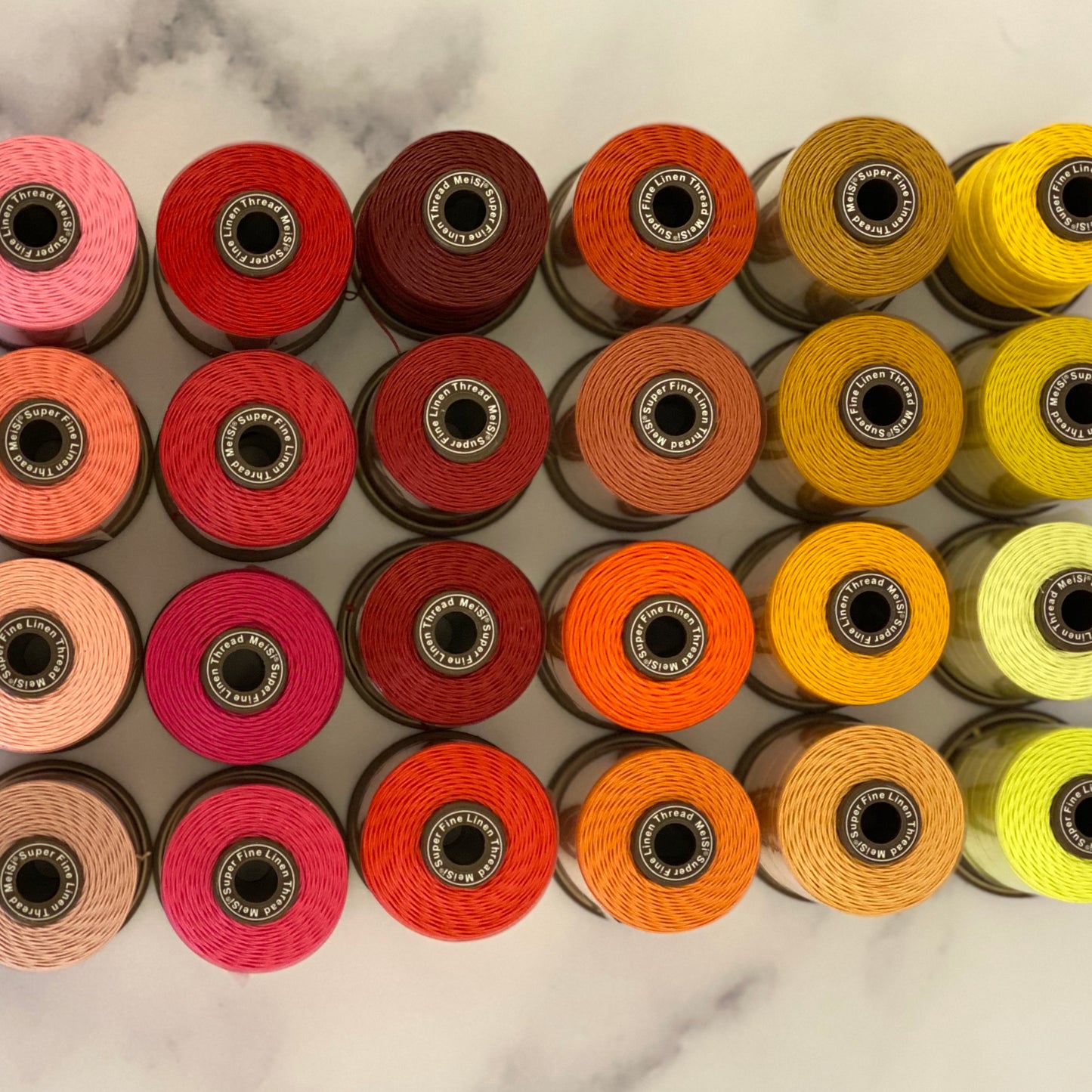 Linen Thread - M60 MeiSi SuperFine: Warm Colors